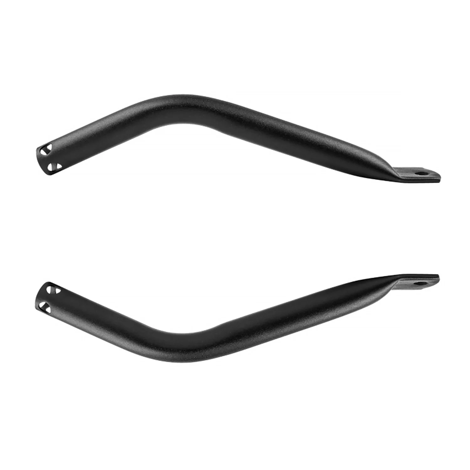 1997-2018 Jeep Wrangler TJ/JK Quick Release Black Steel Square Side Mirrors - Image 6