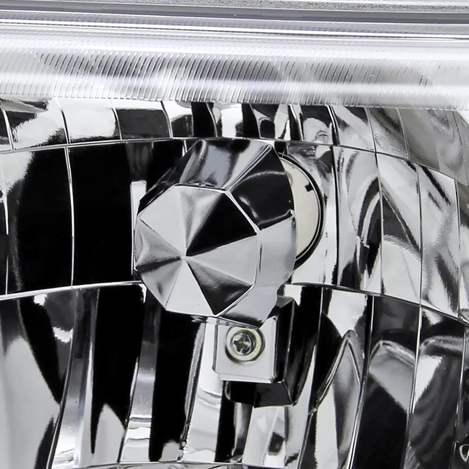 1998-2000 Ford Ranger Factory Style Headlights Chrome Housing/Clear Lens - Image 4