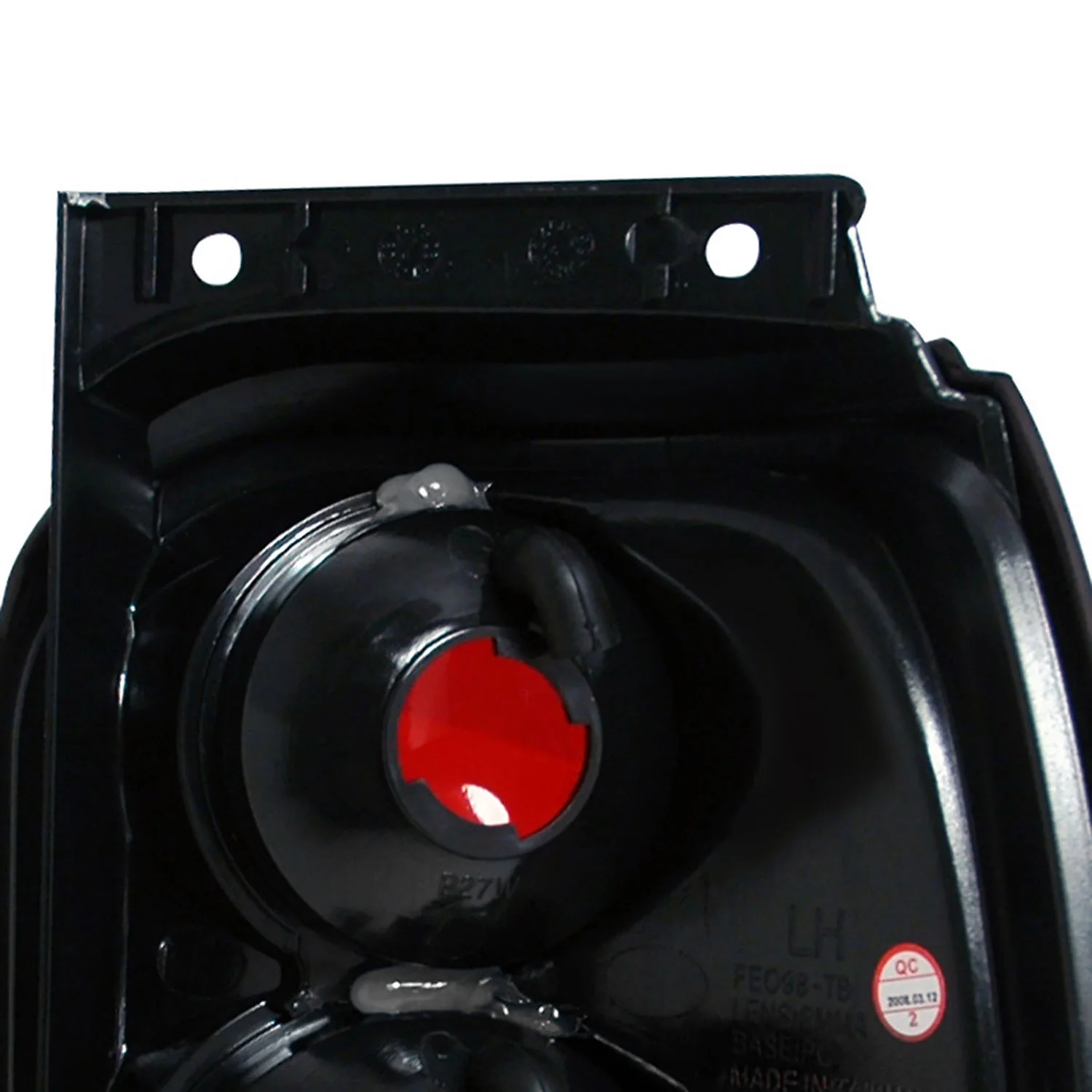 1998-2001 Ford Explorer Mercury Mountaineer Tail Lights Matte Black/Clear Lens - Image 7