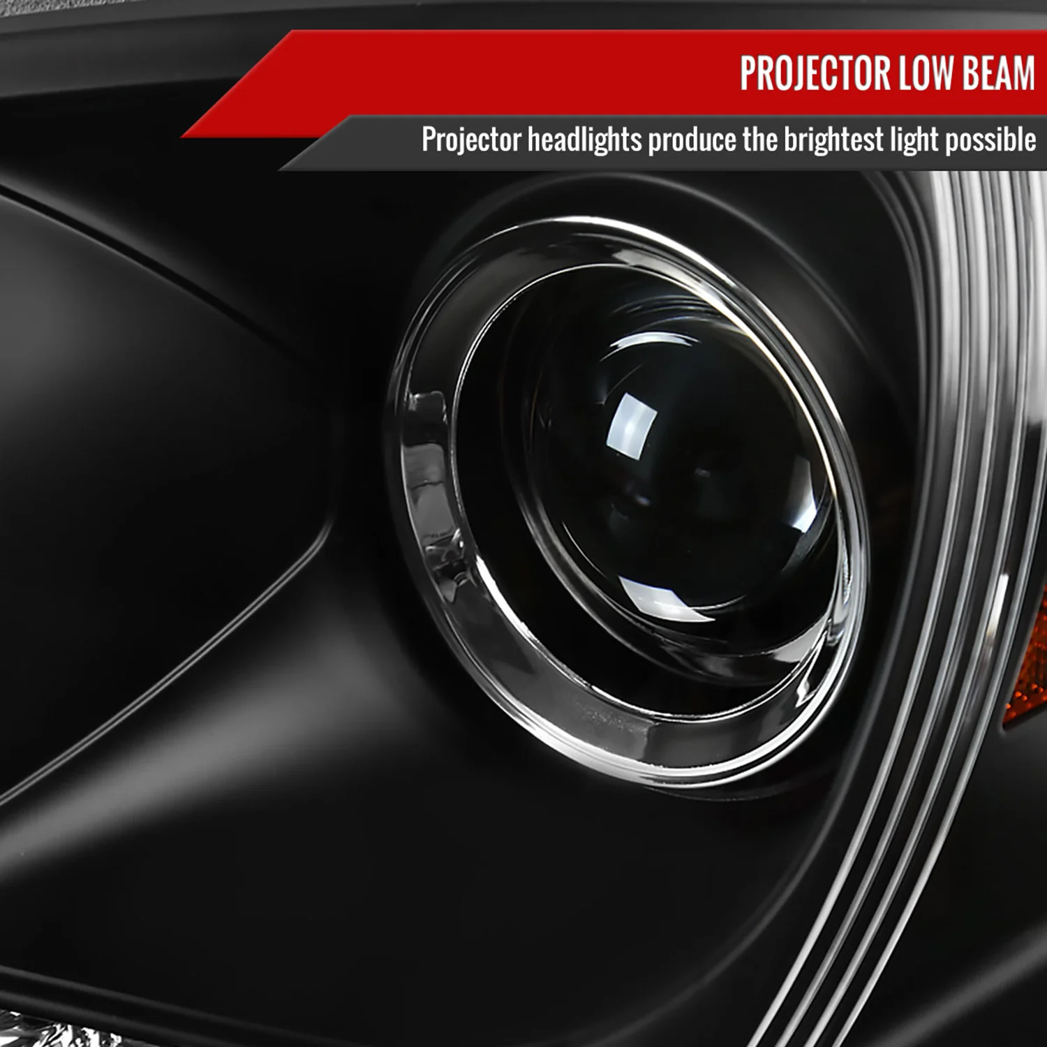 1998-2001 Mercedes Benz W163 ML Class Projector Headlights SMD LED Light Black - Image 3