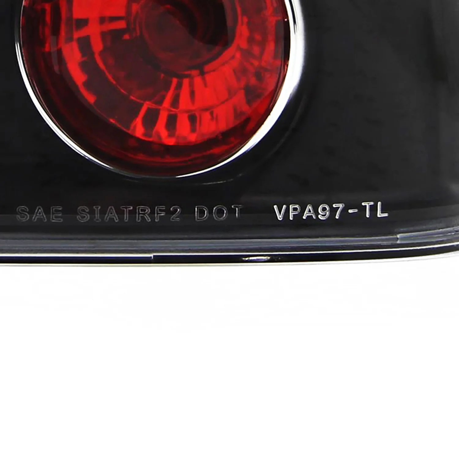 1998-2001 VW Passat Sedan Tail Lights Matte Black Housing/Clear Lens - Image 6