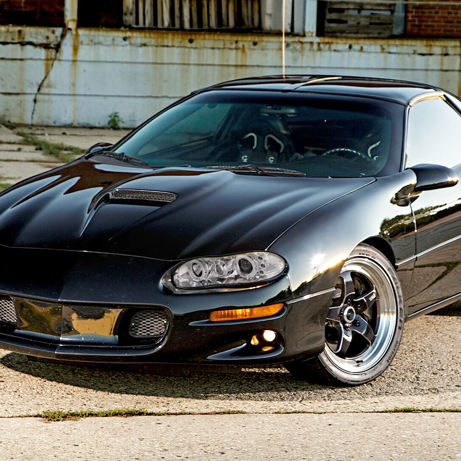 1998-2002 Chevy Camaro Dual Halo Projector Headlights Chrome/Clear Lens - Image 10