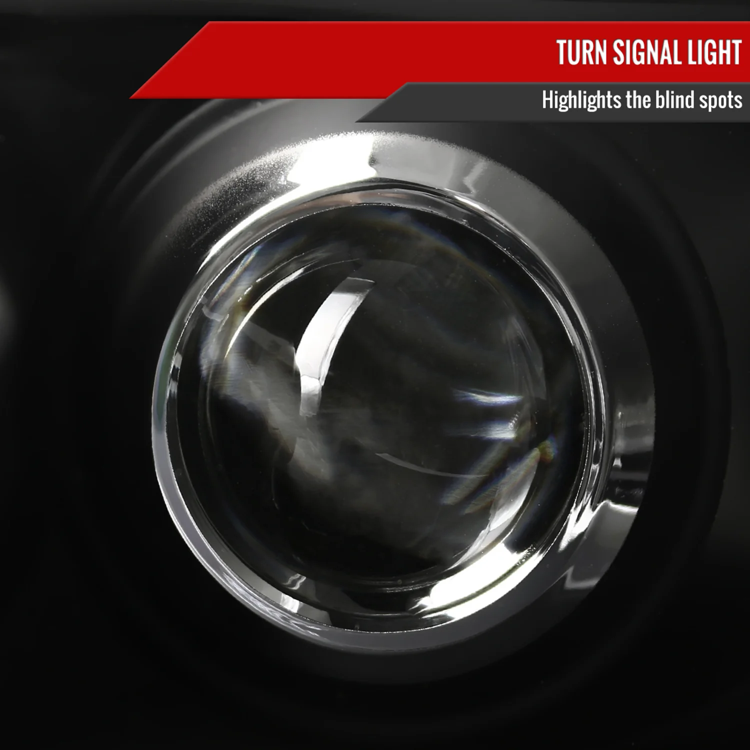 1998-2002 Chevy Camaro Dual Halo Projector Headlights Matte Black/Clear Lens - Image 6