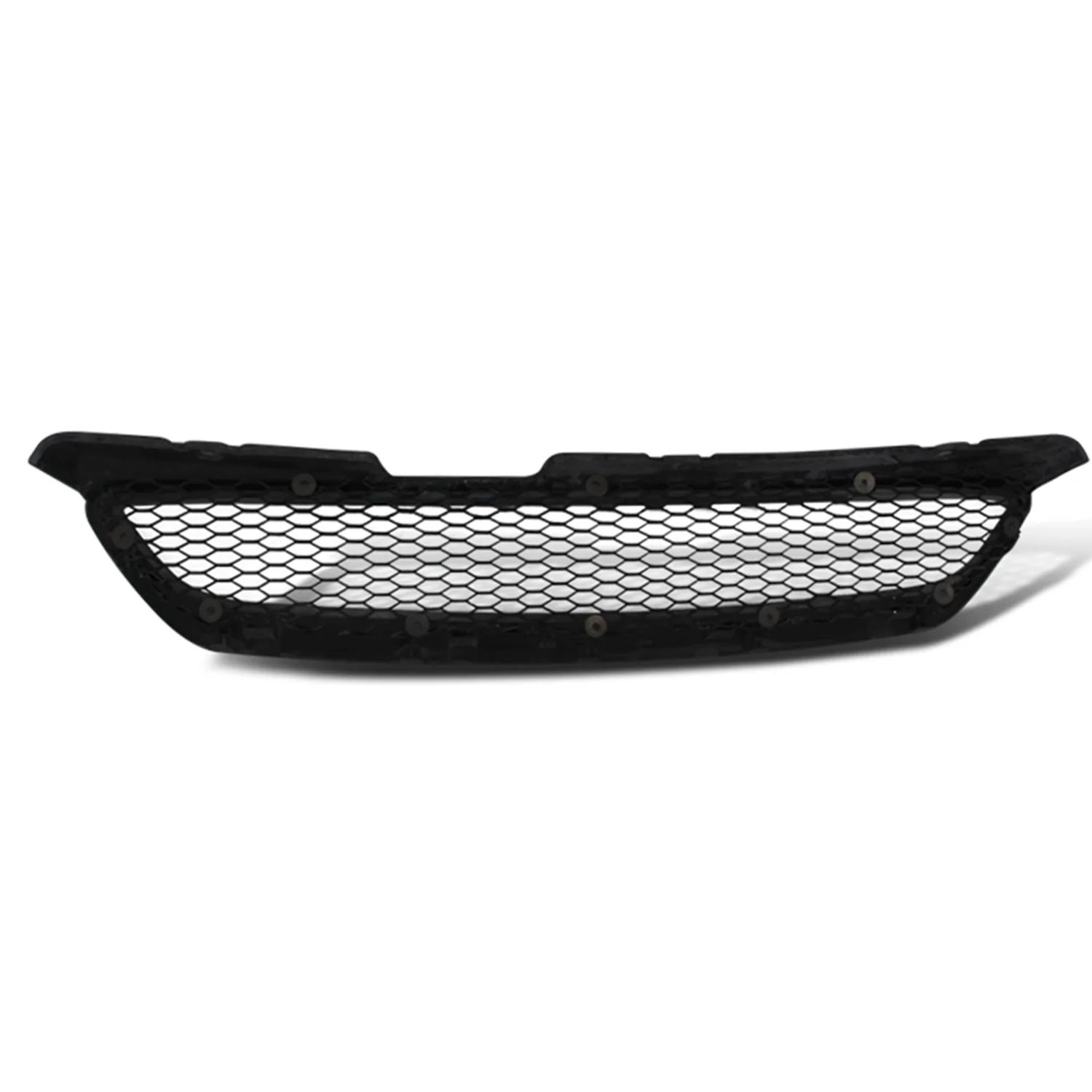 1998-2002 Honda Accord TR Style Black ABS Mesh Grille - Image 7
