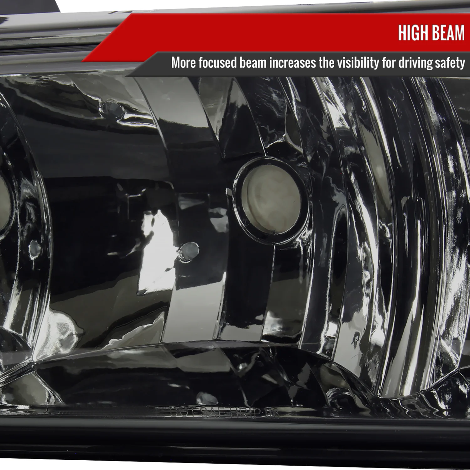 1998-2004 Chevy S10/Blazer Factory Style Headlights Chrome/Smoke Lens - Image 4