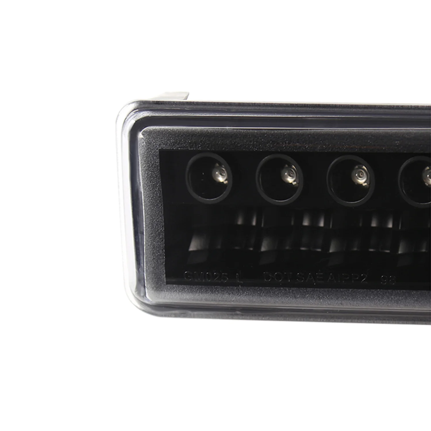 1998-2004 Chevy S10/ GMC Sonoma LED Bumper Lights Matte Black/Clear Lens - Image 3