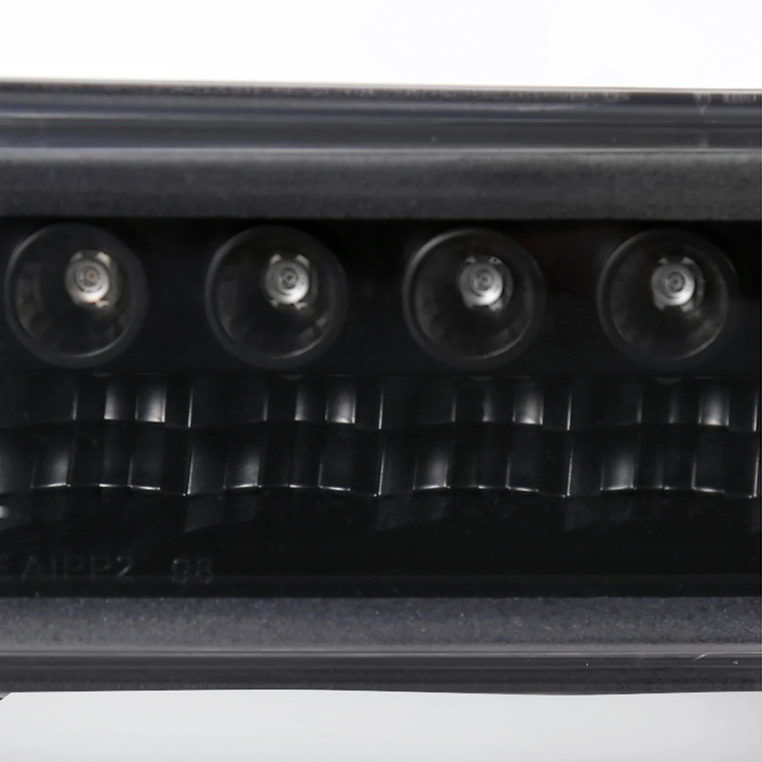 1998-2004 Chevy S10/ GMC Sonoma LED Bumper Lights Matte Black/Clear Lens - Image 5