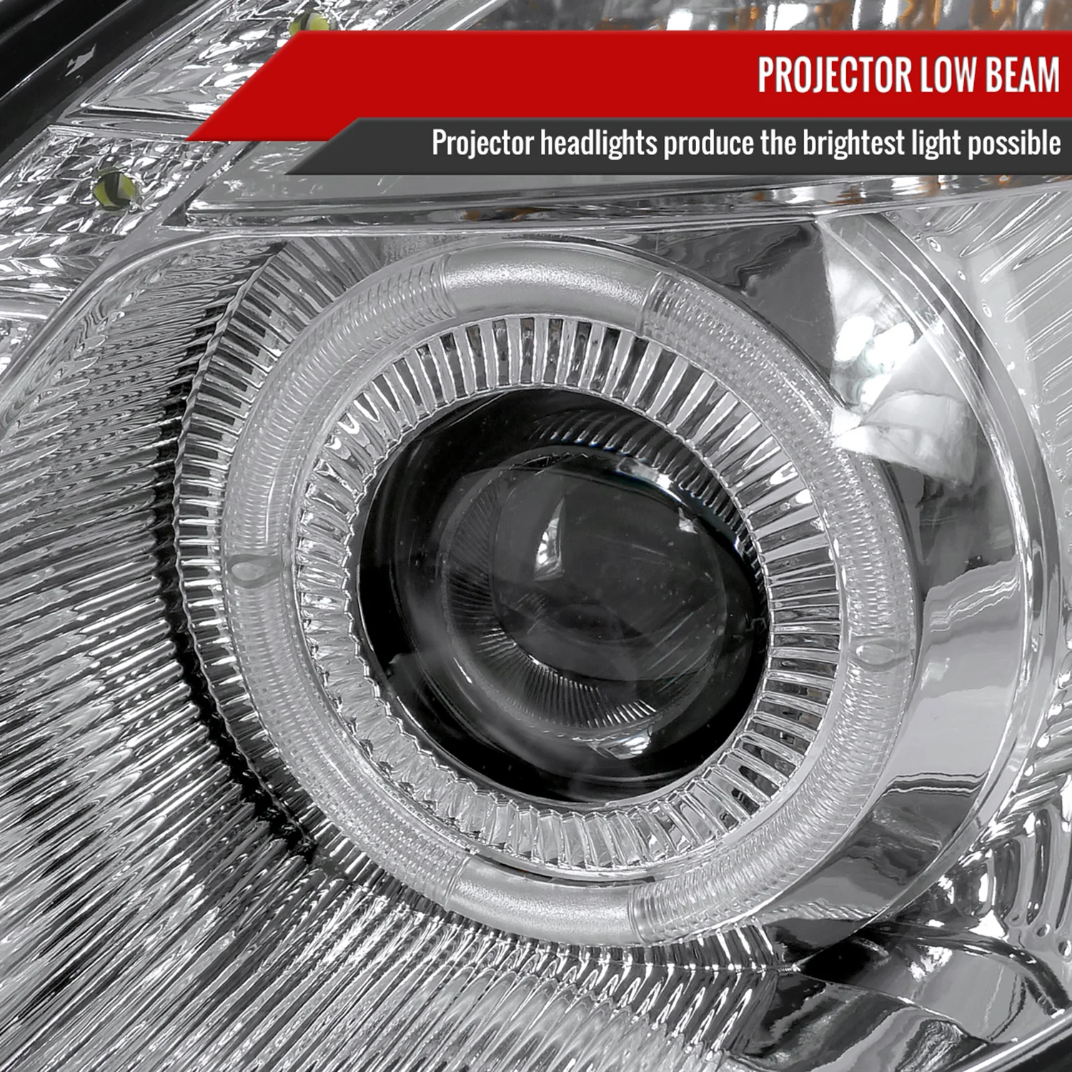 1998-2005 Lexus GS300/GS400/GS430 Halo Projector Headlights LED Light Chrome - Image 3