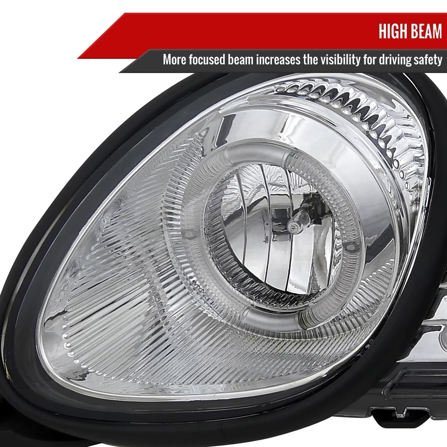 1998-2005 Lexus GS300/GS400/GS430 Halo Projector Headlights LED Light Chrome - Image 4