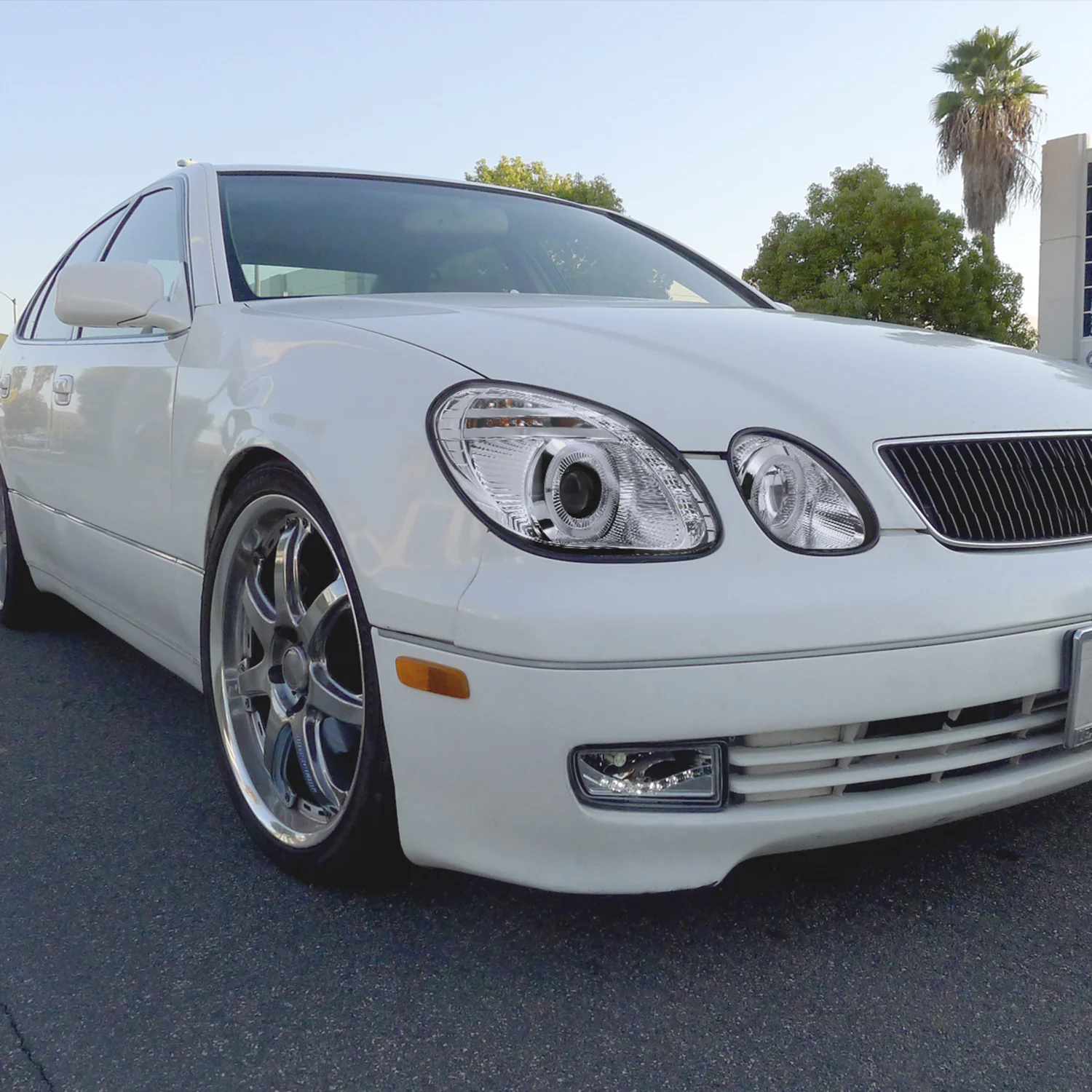 1998-2005 Lexus GS300/GS400/GS430 Halo Projector Headlights LED Light Chrome - Image 9