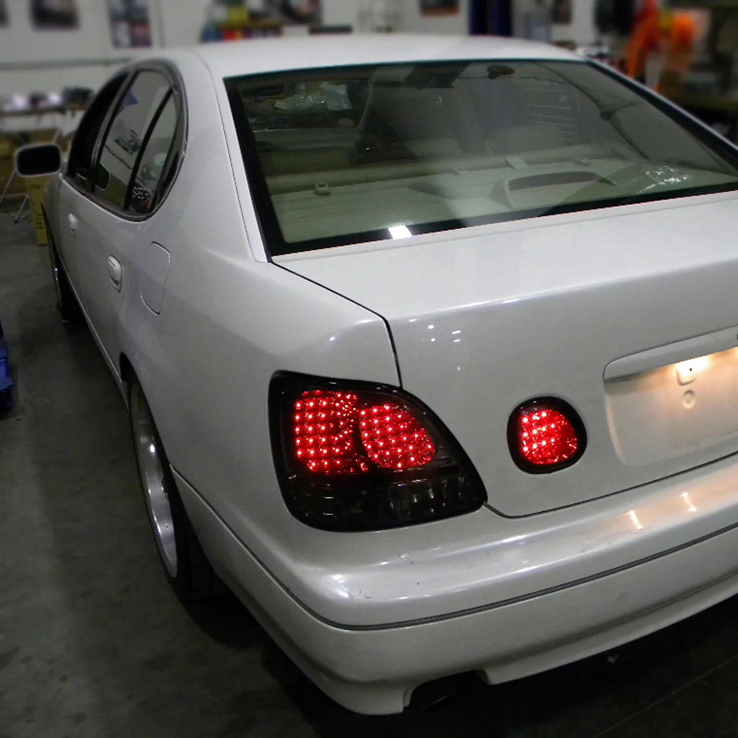 1998-2005 Lexus GS300/GS400/GS430 LED Trunk Lights Chrome Housing/Smoke Lens - Image 10
