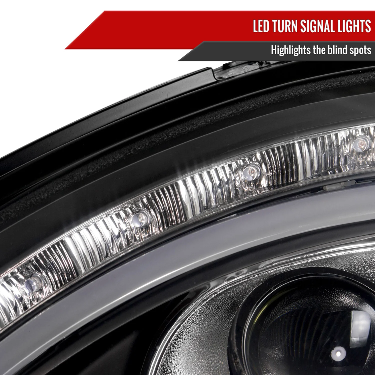 1998-2006 Mercedes Benz W220 S Class Headlights LED Light&Signal Lights Black - Image 6