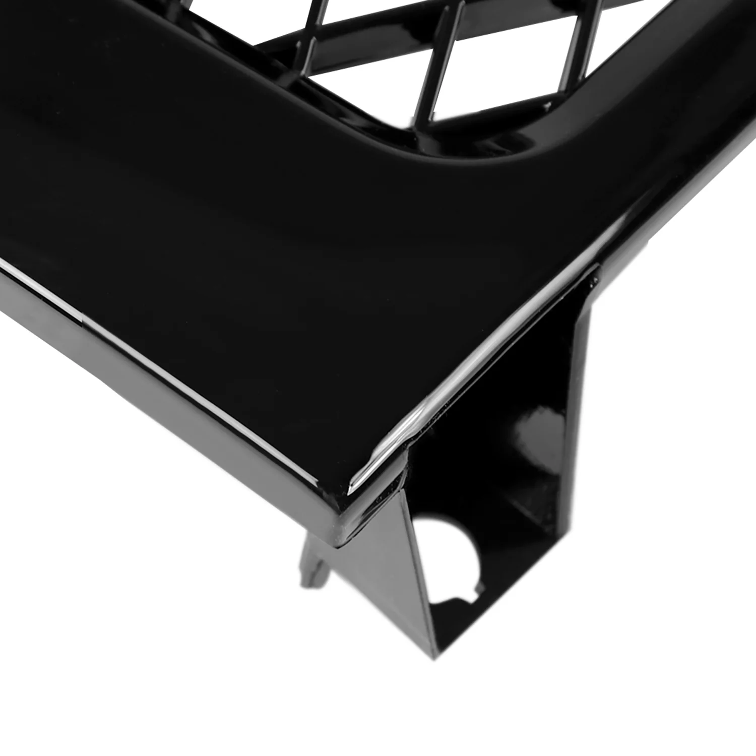 1999-2002 Chevrolet Silverado Black ABS V2 Mesh Grille - Image 5