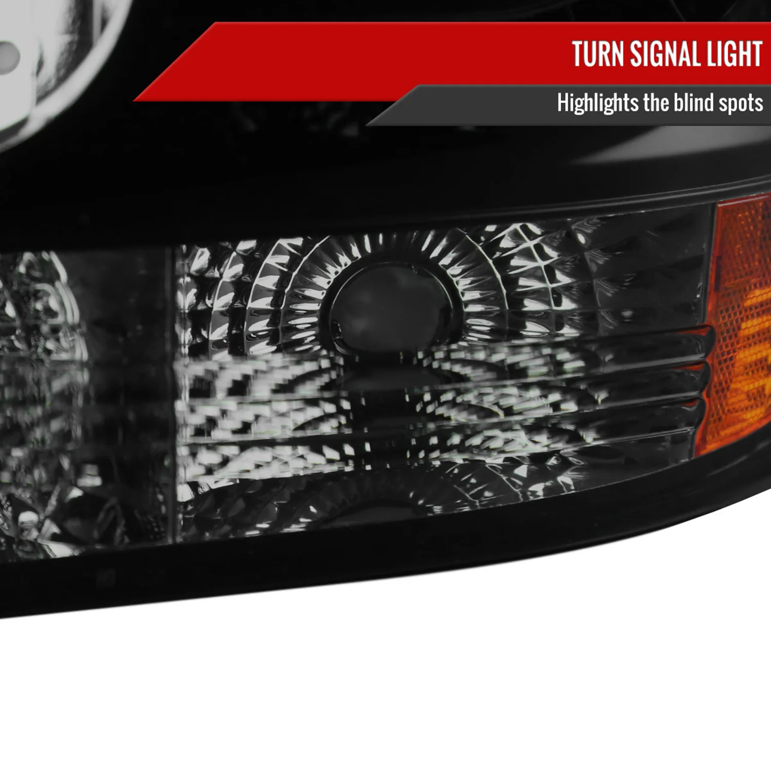 1999-2002 Chevy Silverado 1500 2500/Tahoe Suburban Headlights Bumper Smoke - Image 5