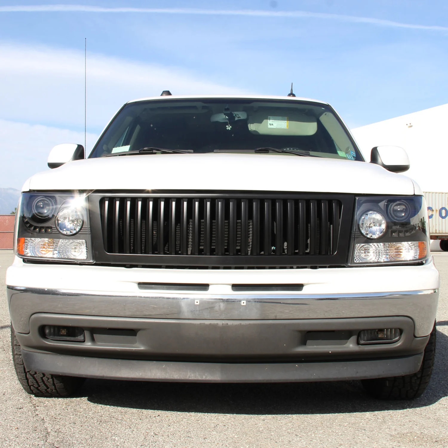 1999-2002 Chevy Silverado 1500 2500/Tahoe Suburban Headlights LED Light Black - Image 10