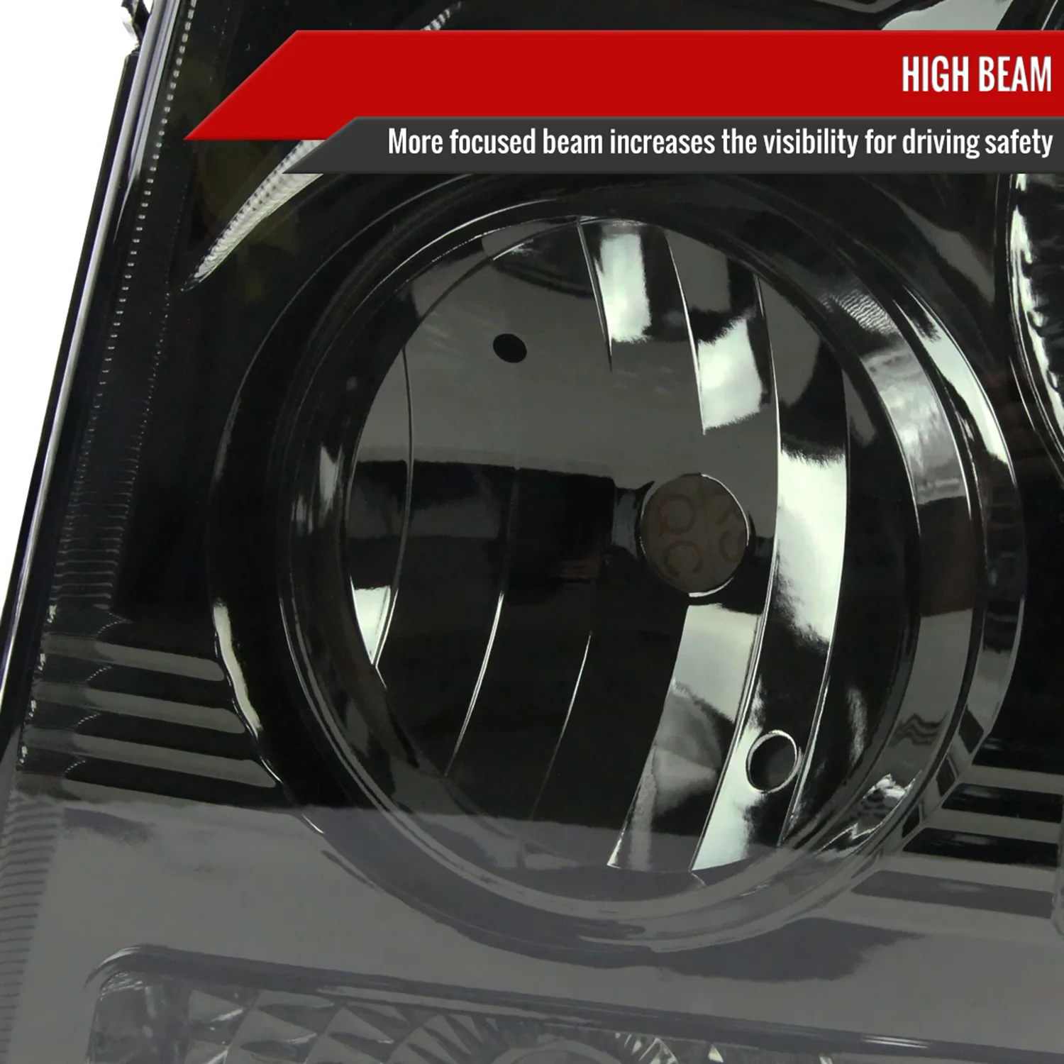 1999-2002 Chevy Silverado 1500 2500/Tahoe Suburban Projector Headlights Smoke - Image 4