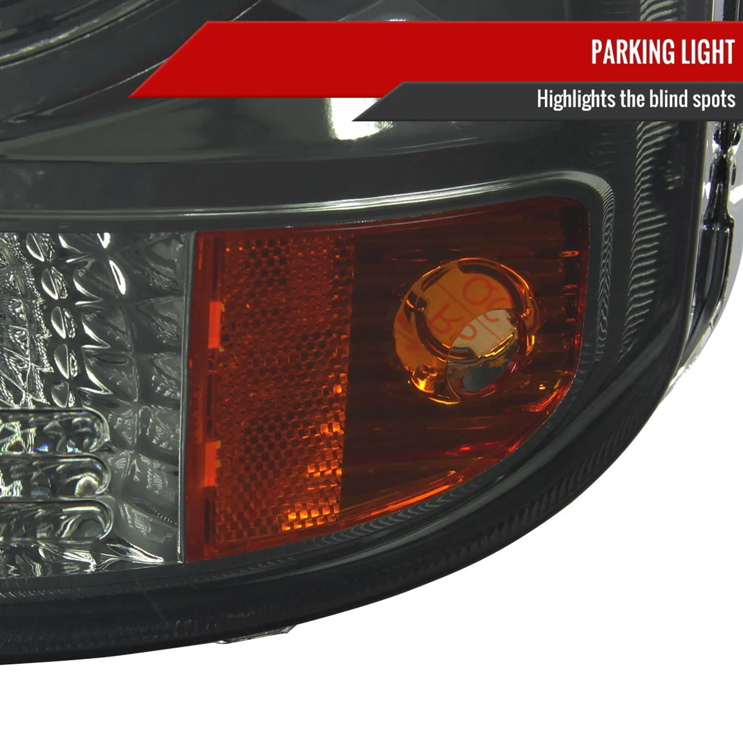 1999-2002 Chevy Silverado 1500 2500/Tahoe Suburban Projector Headlights Smoke - Image 6