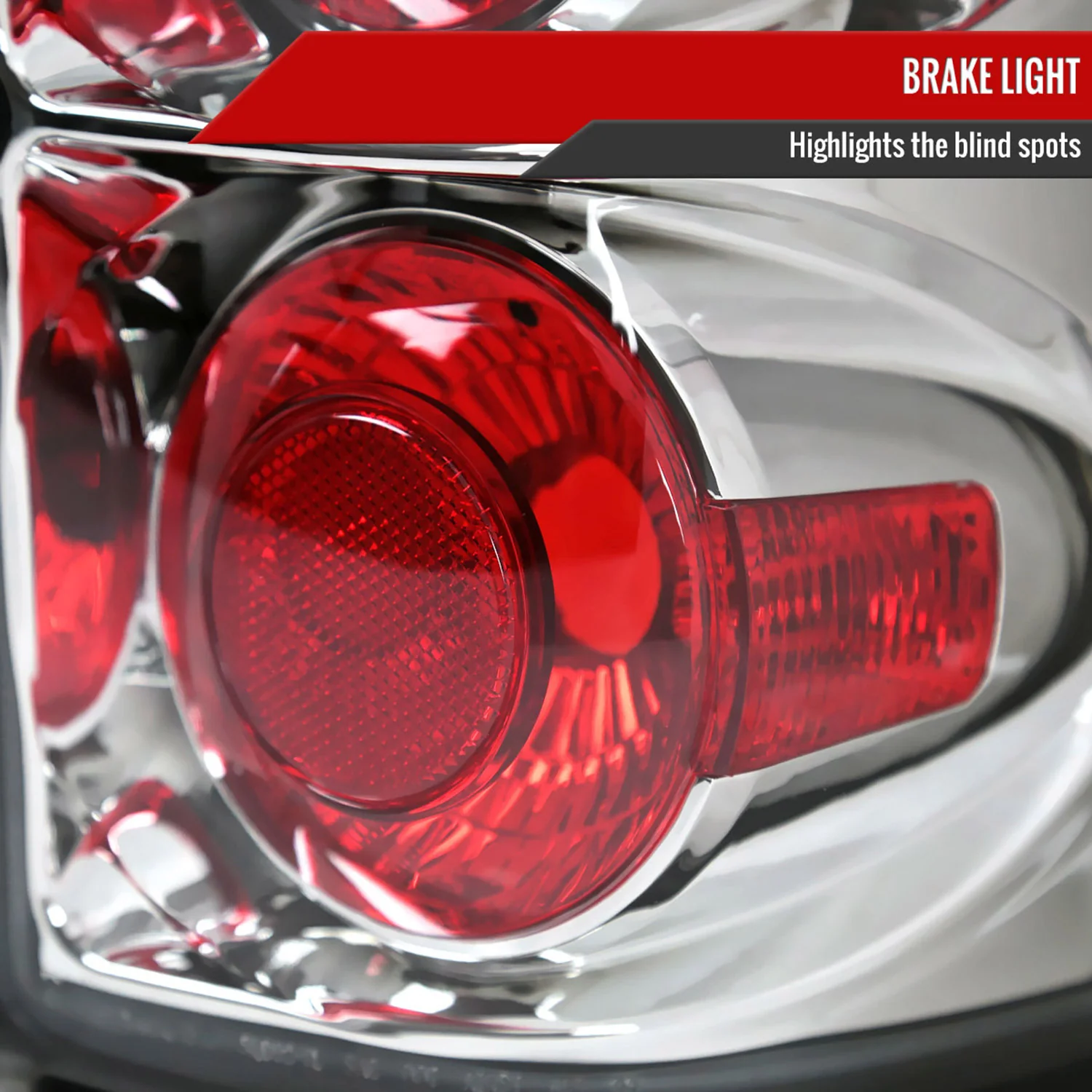 1999-2002 Chevy Silverado/ 1999-2006 GMC Sierra Tail Lights Chrome/Clear Lens - Image 4
