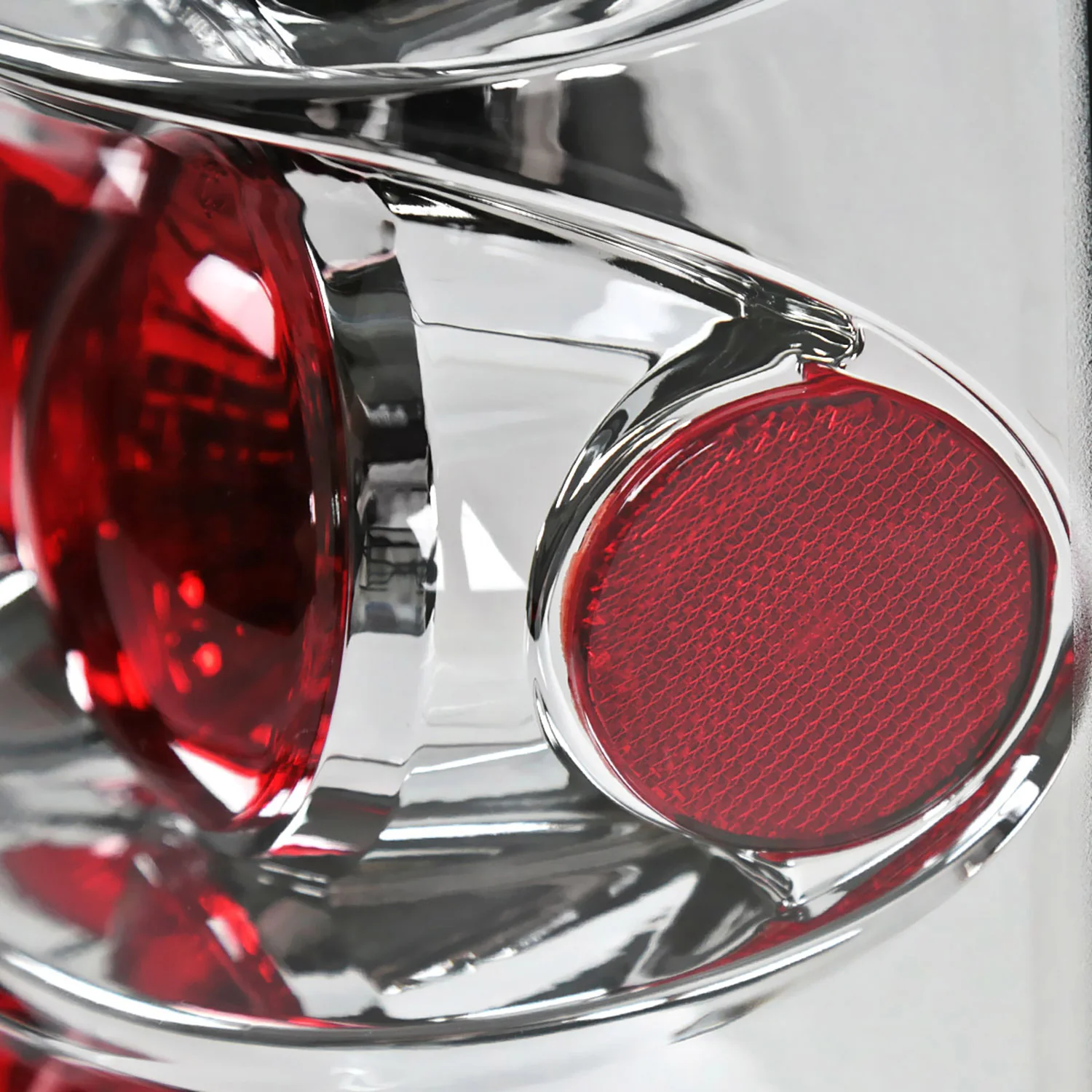1999-2002 Chevy Silverado/ 1999-2006 GMC Sierra Tail Lights Chrome/Clear Lens - Image 5