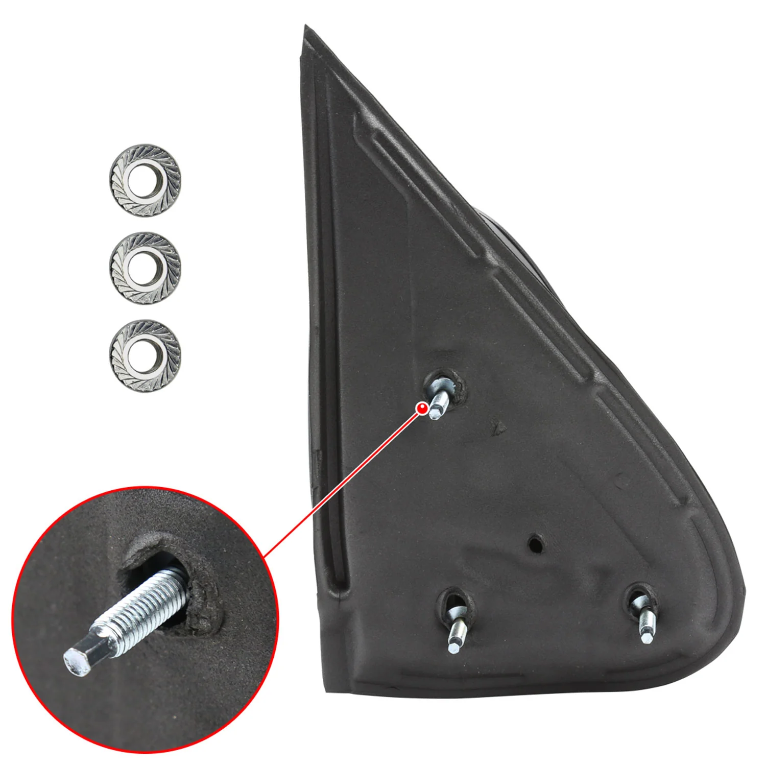1999-2002 Chevy Silverado/Suburban/Sierra/Yukon Matt Black Driver Side Mirror - Image 7