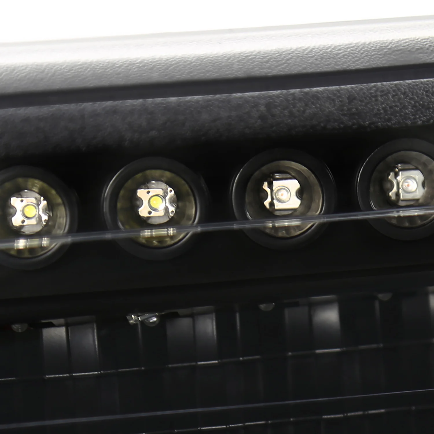 1999-2002 Chevy Silverado/ Tahoe/Suburban Dual Halo Headlights LED Black - Image 8