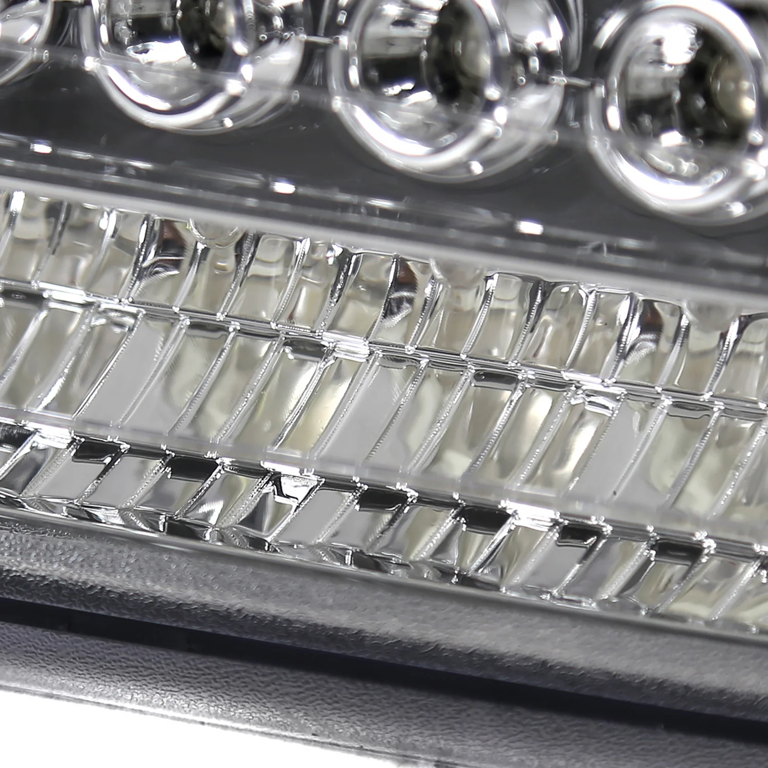 1999-2002 Chevy Silverado/ Tahoe/Suburban Dual Halo Headlights LED Chrome - Image 9