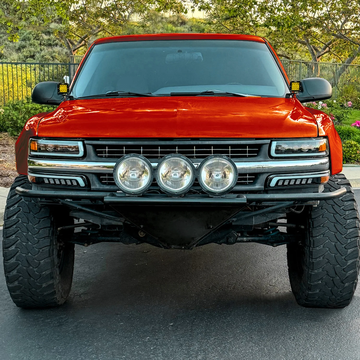 1999-2002 Chevy Silverado /Tahoe / Suburban LED DRL Headlights Bumper Lights - Image 9