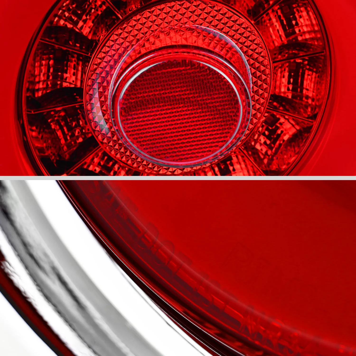 1999-2002 Nissan Skyline GT R34 JDM Red LED Tail Lights Chrome/Red Lens - Image 6