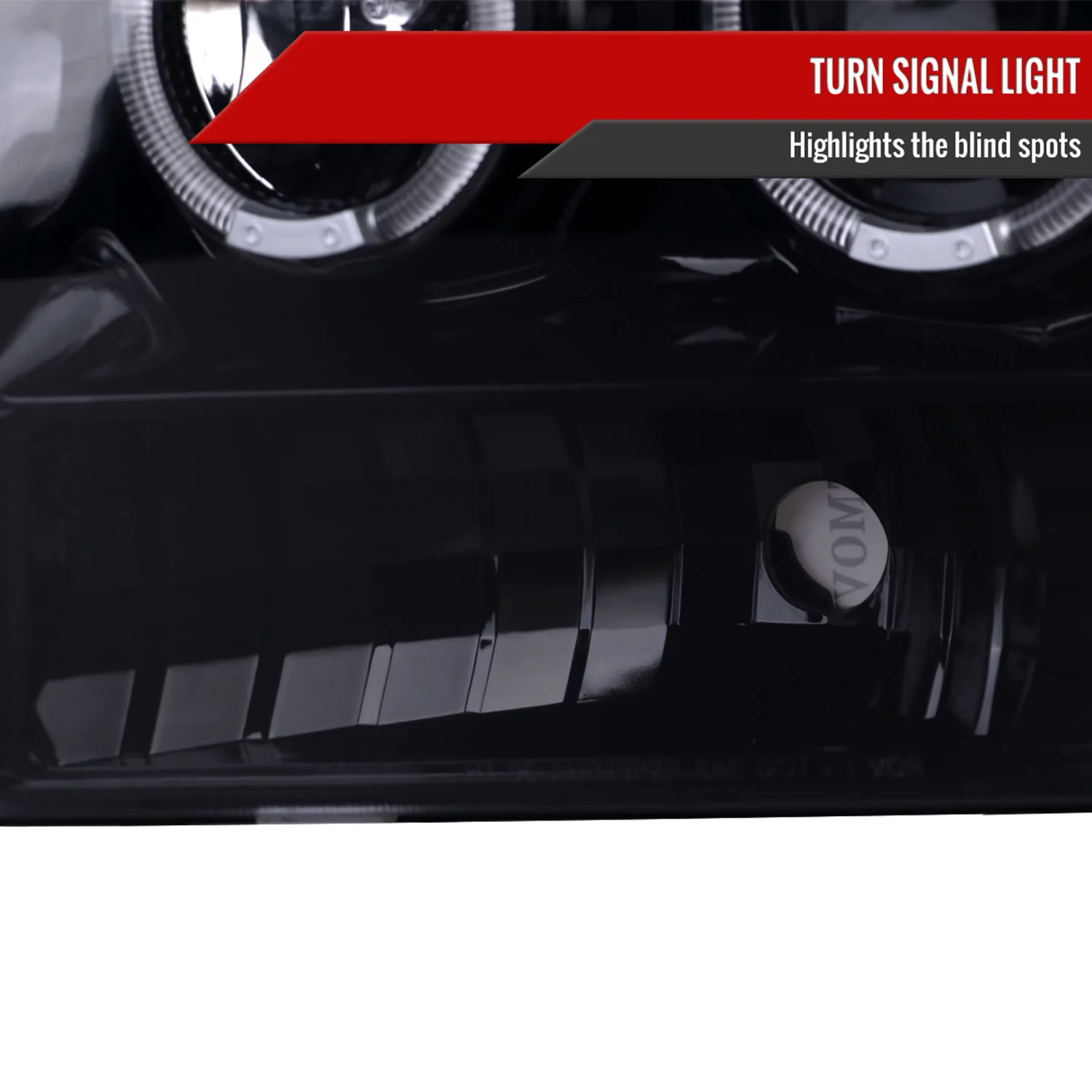 1999-2004 Ford Excursion F-250 F-350 F-450 F-550 Dual Halo Headlights Smoke - Image 6
