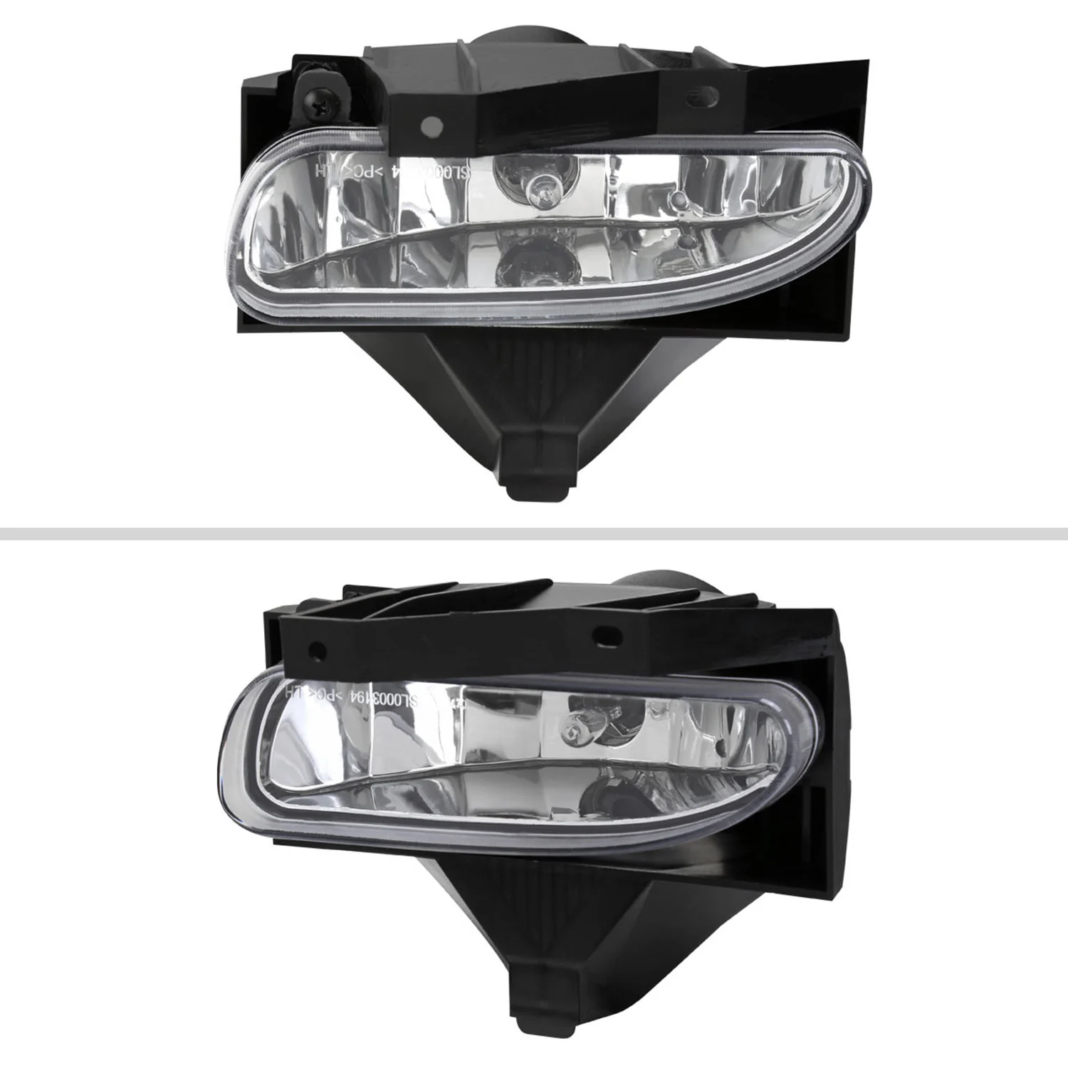1999-2004 Ford Mustang 899 Fog Lights Kit Switch & Wiring Harness Chrome/Clear - Image 2