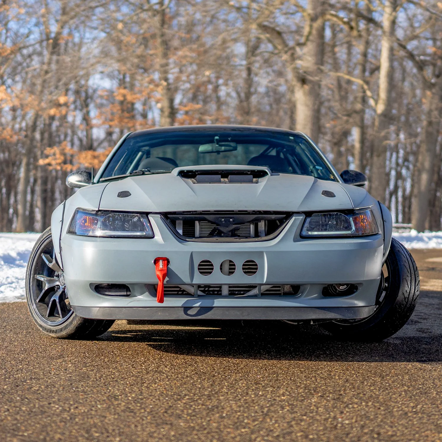 1999-2004 Ford Mustang ABS Bumper Lip Body Kit Splitter Spoiler - Image 7