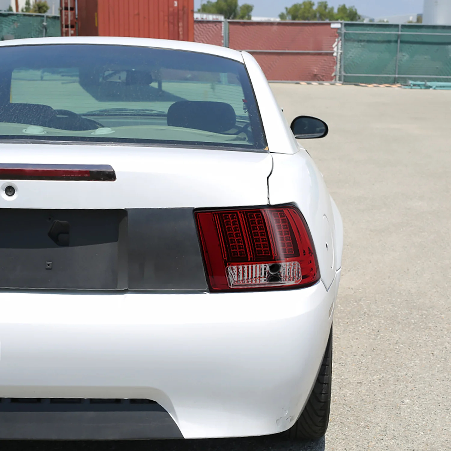 1999-2004 Ford Mustang Sequential LED Tail Lights - RS Chrome/Red Smoke Lens - Image 10