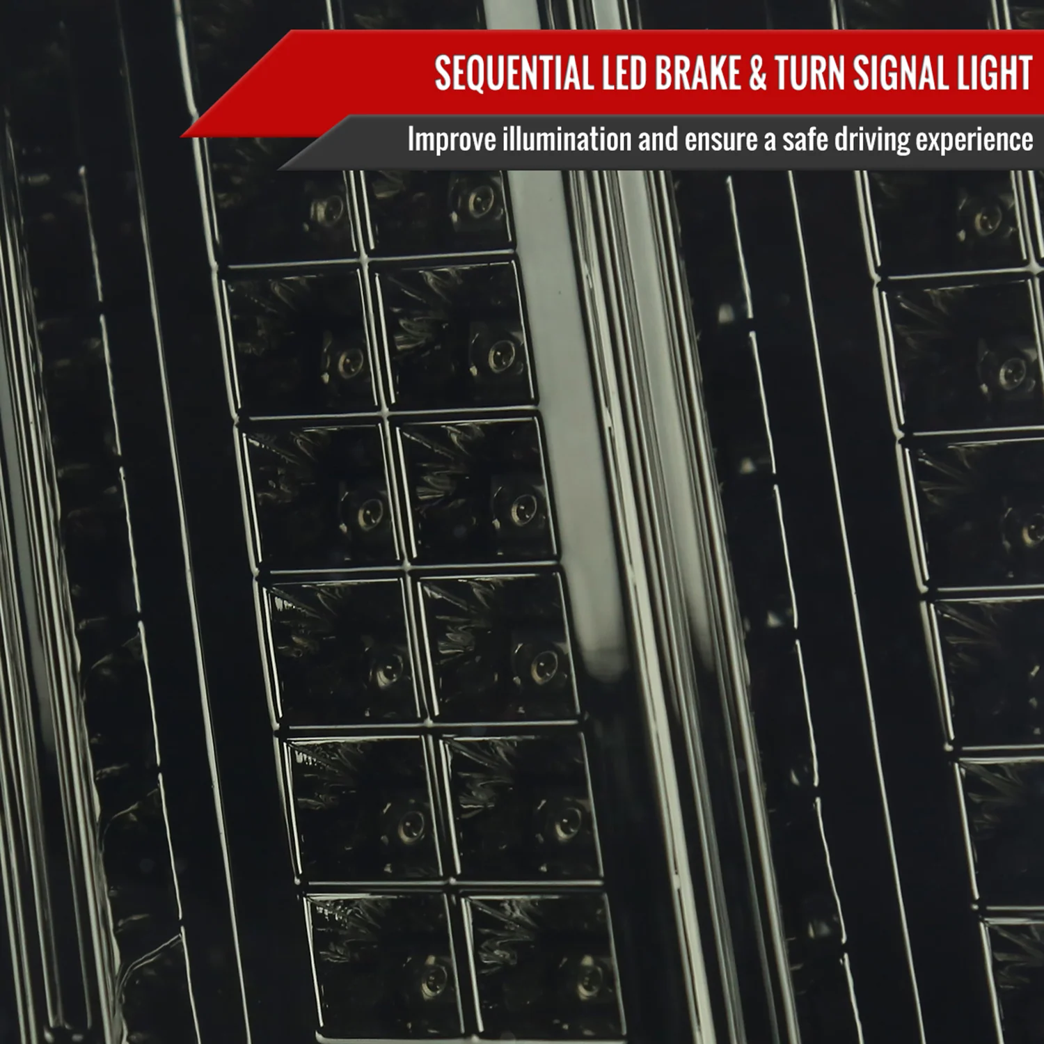 1999-2004 Ford Mustang Sequential LED Tail Lights - RS Chrome/Smoke Lens - Image 3