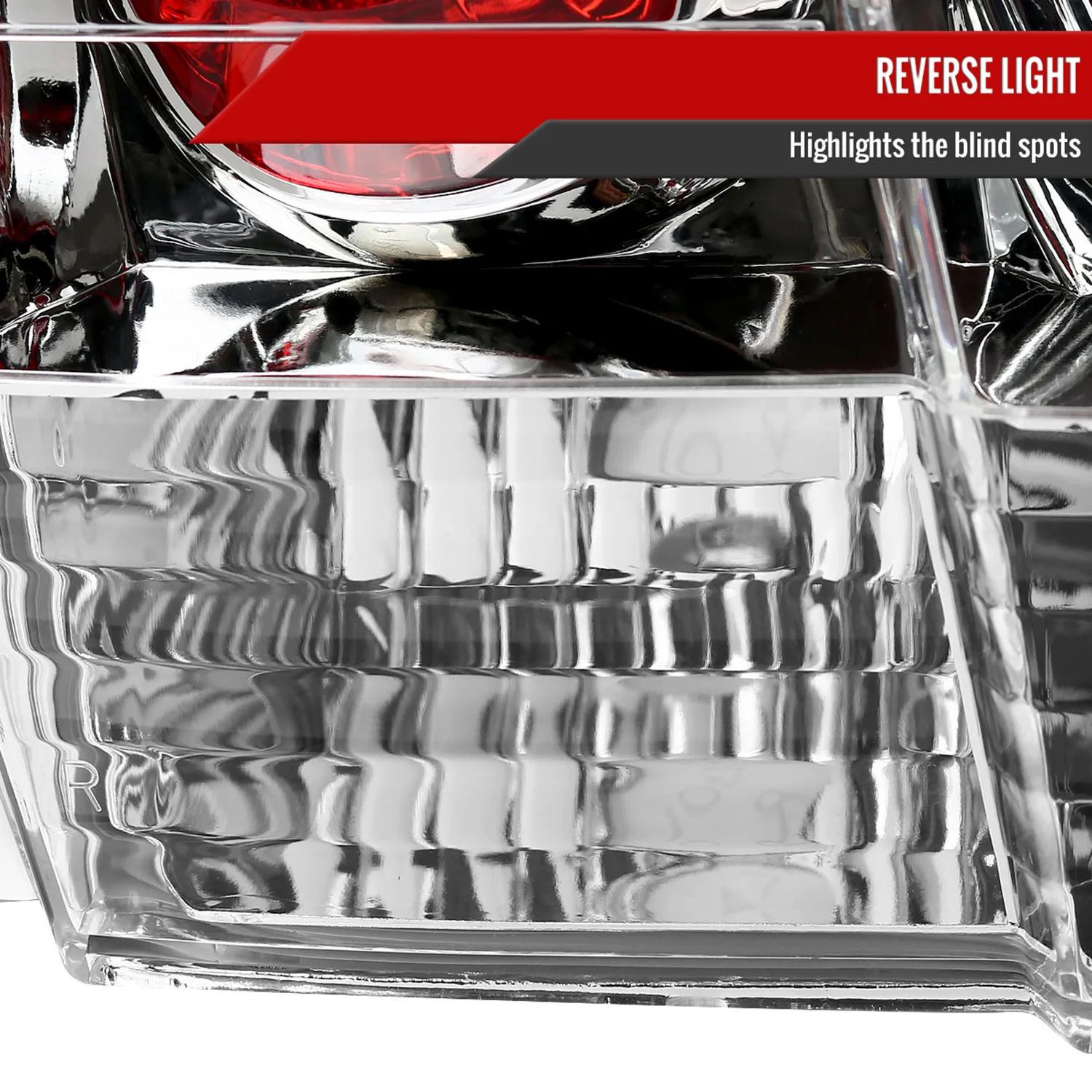 1999-2004 Ford Mustang Tail Lights Chrome Housing/Clear Lens - Image 5