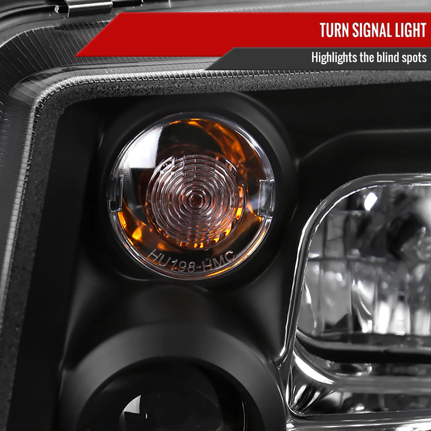1999-2004 VW Jetta/Bora Projector Headlights R8 LED Light Strip Matt Black - Image 6