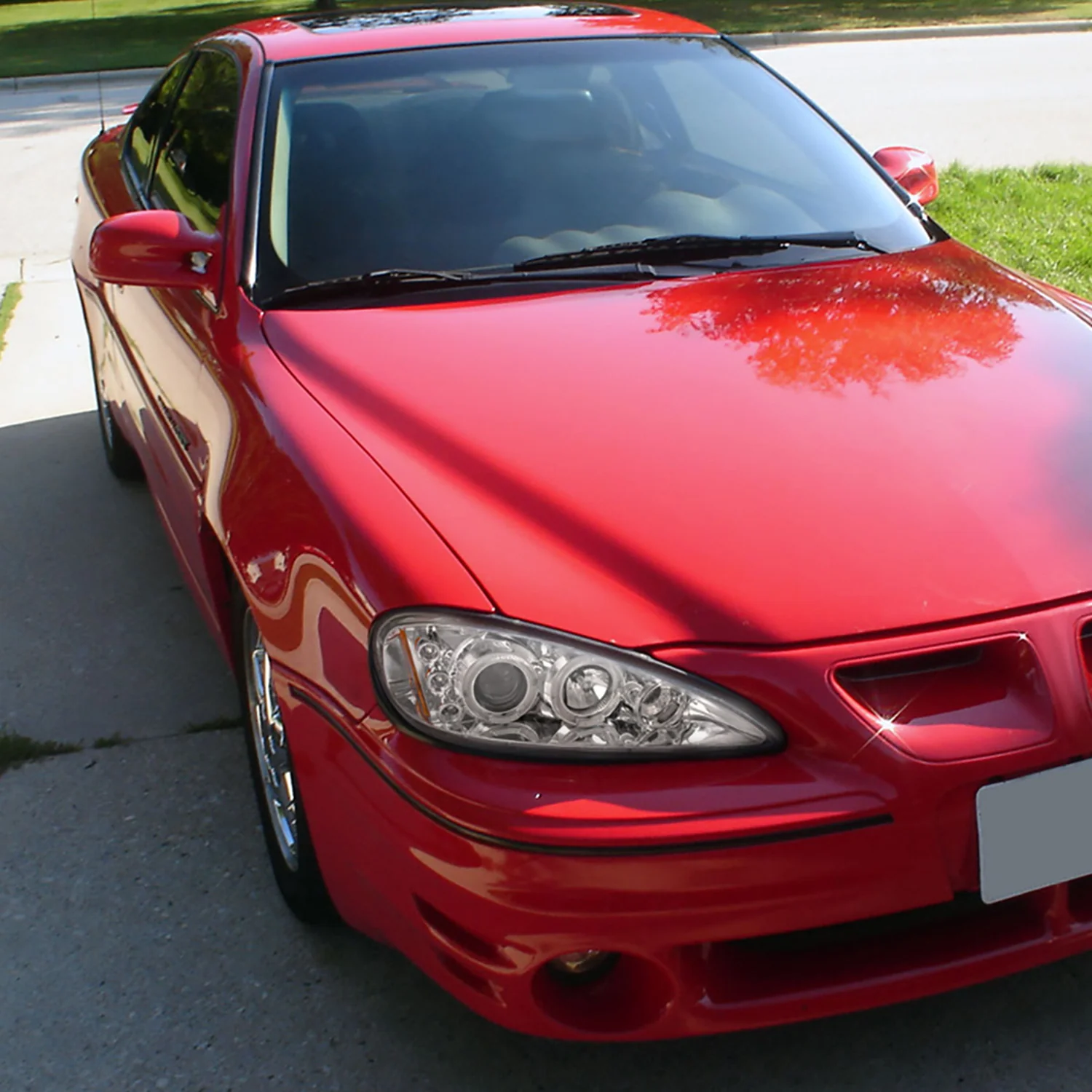 1999-2005 Pontiac Grand AM Dual Halo Projector Headlights Chrome/Clear Lens - Image 10