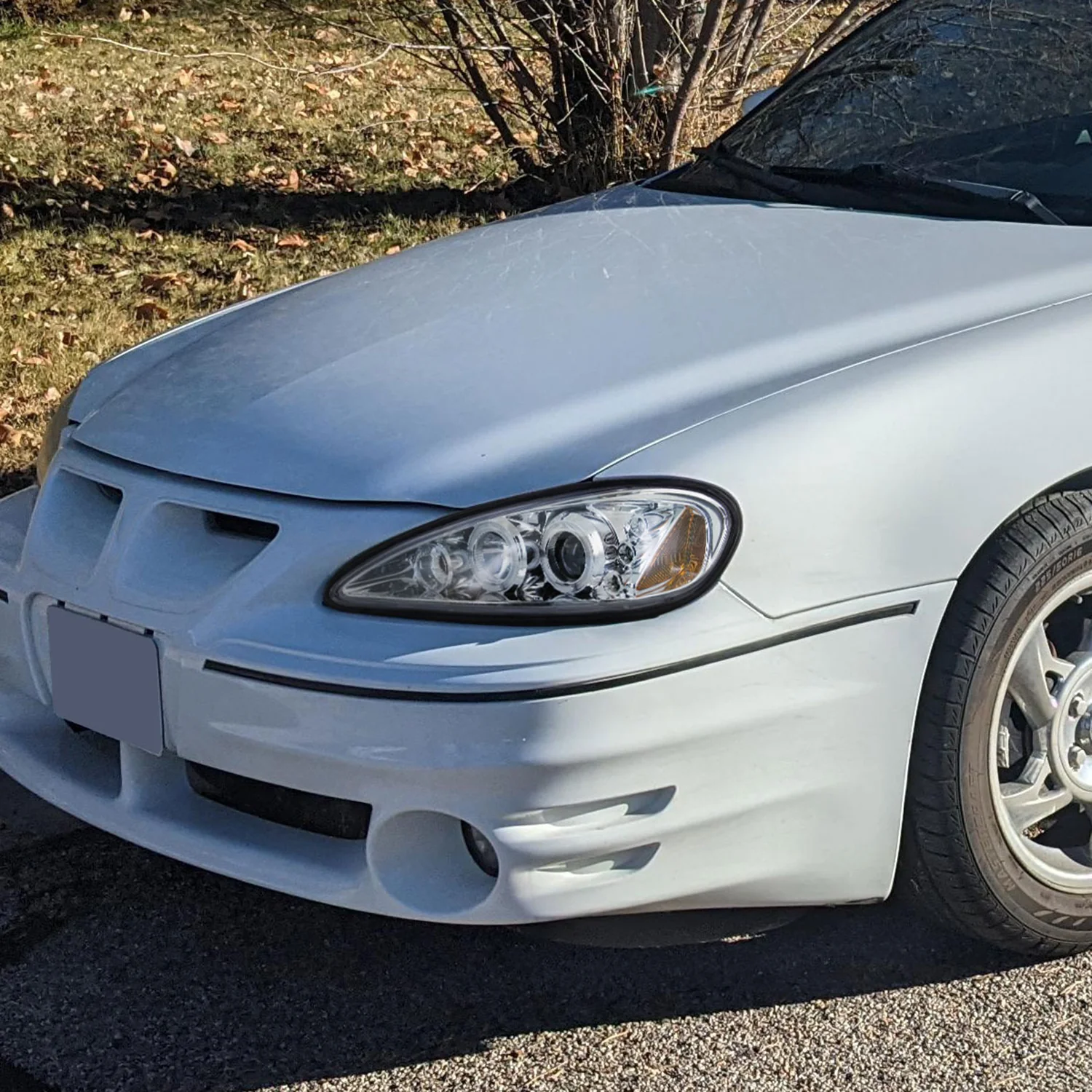 1999-2005 Pontiac Grand AM Dual Halo Projector Headlights Chrome/Clear Lens - Image 9