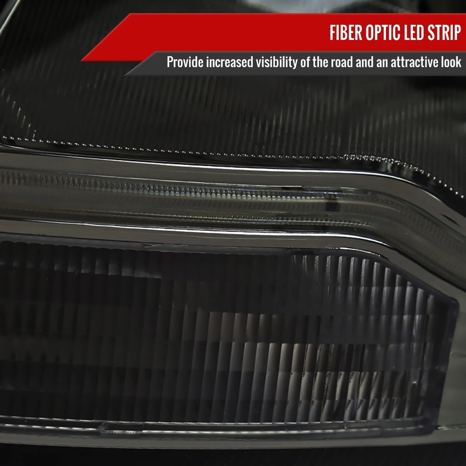 1999-2006 Audi TT LED Bar Projector Headlights Chrome Housing/Smoke Lens - Image 6