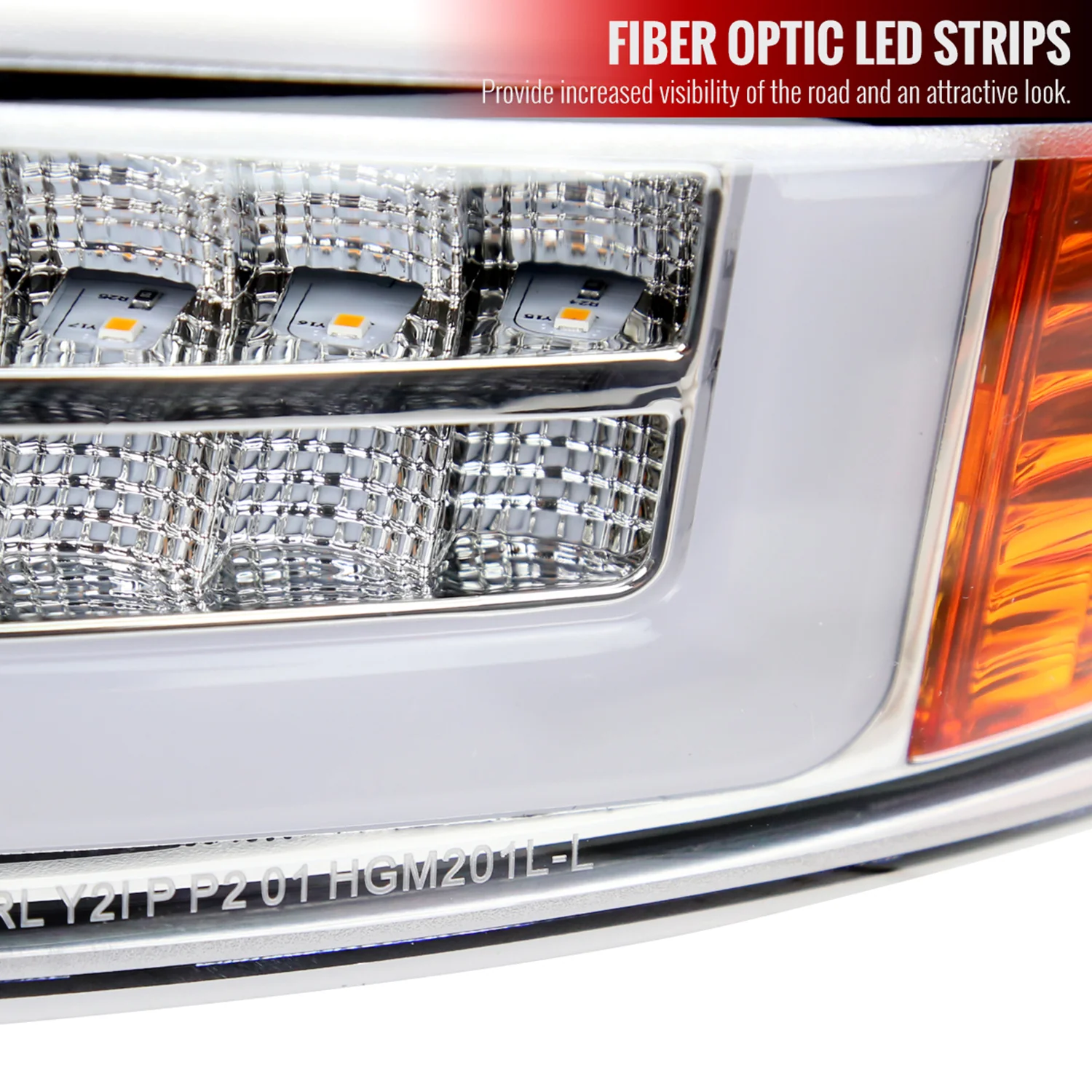 1999-2006 GMC Sierra Sierra Yukon/XL Headlights & Signal Bumper Lights Chrome - Image 5