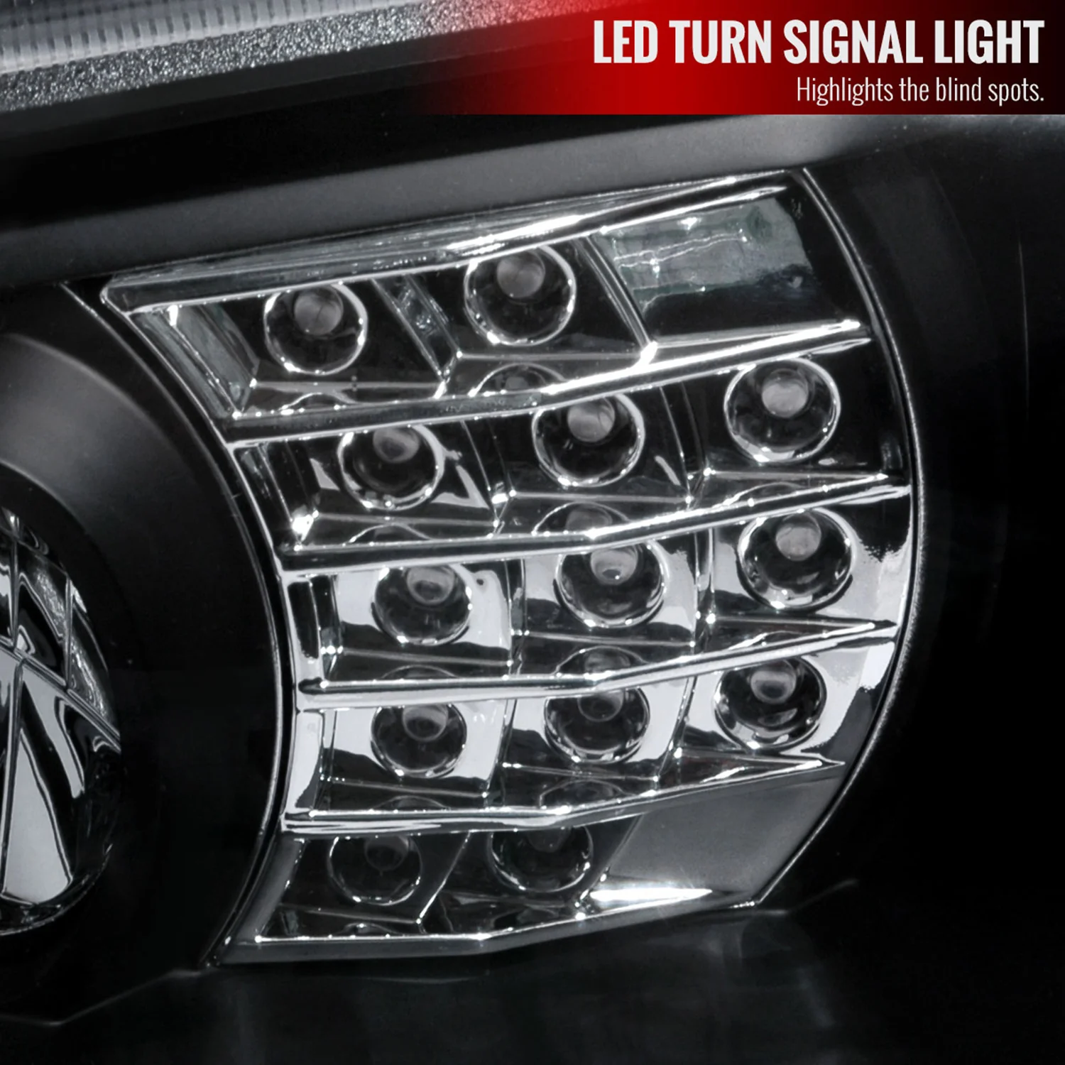 1999-2006 VW Golf Mk4 GTI/R32 Cabrio Headlights R8 LED Light&LED Signal Black - Image 6