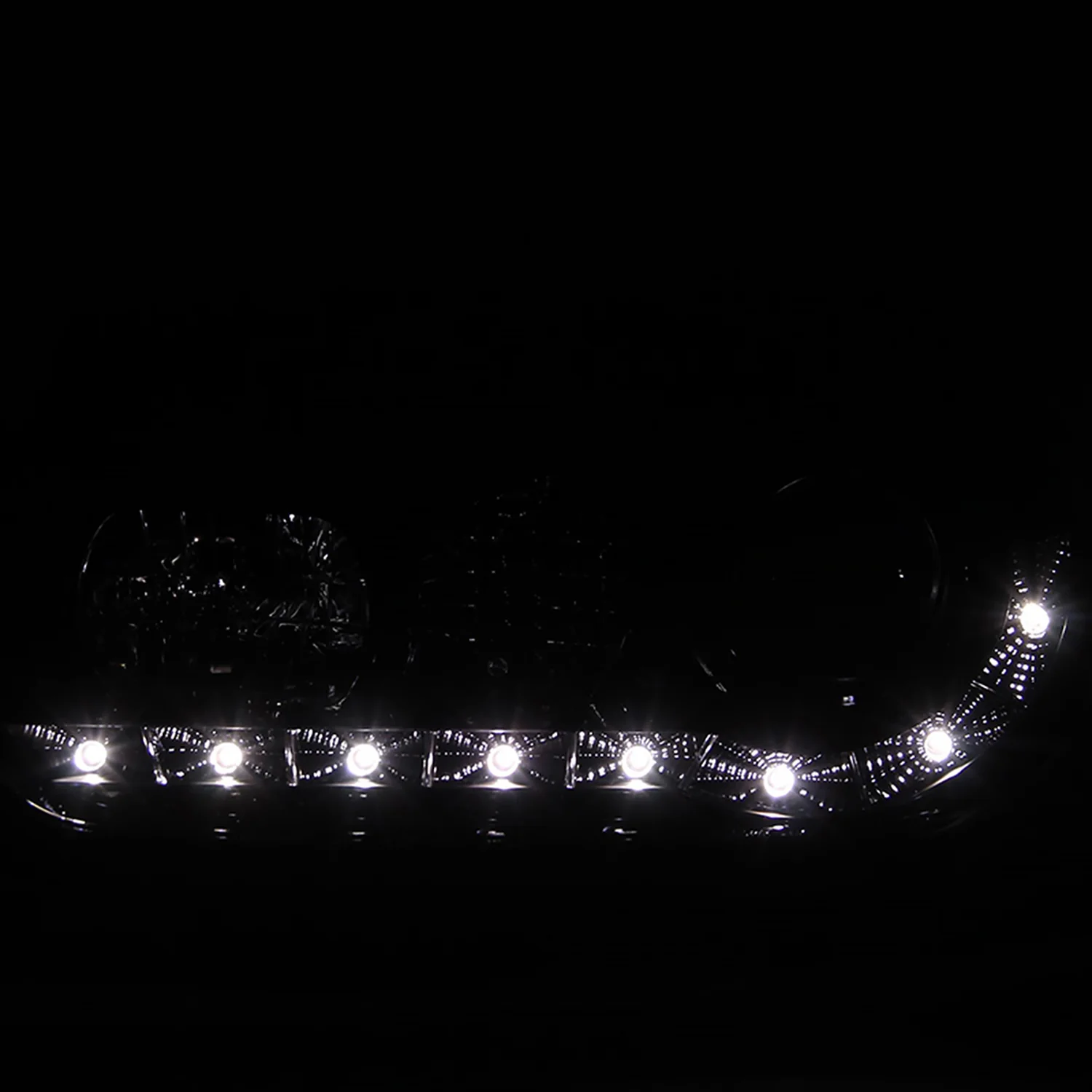1999-2006 VW Golf Mk4 GTI/R32 Cabrio Projector Headlights R8 LED Light Smoke - Image 2