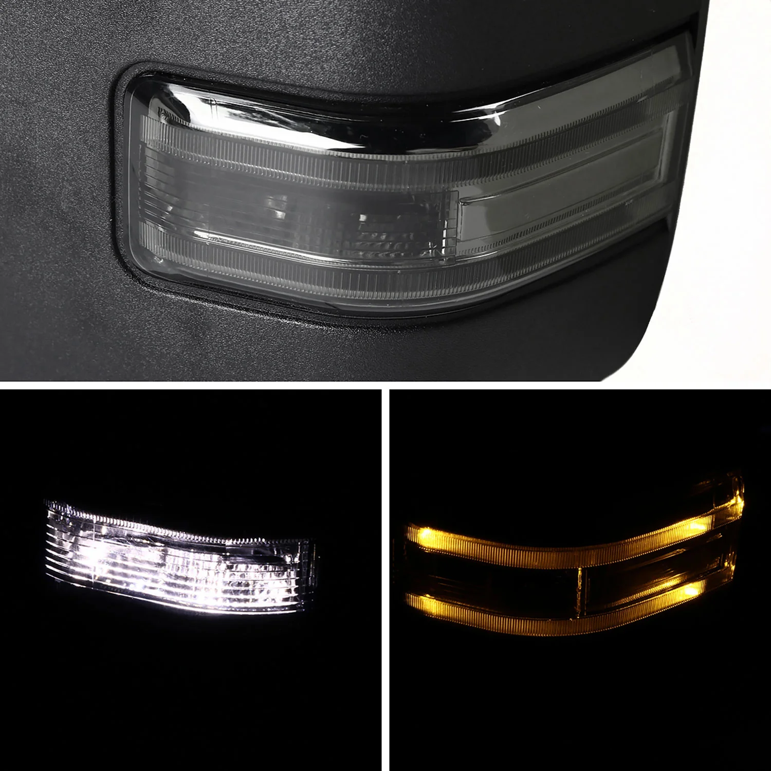 1999-2016 Ford F-250/F-350/F450 Heated Chrome Towing Mirrors Smoke Turn Signal - Image 7