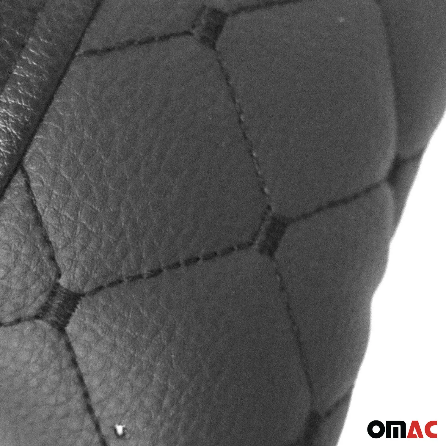1x Car Seat Neck Pillow Head Shoulder Rest Pad PU Leather Black - Image 5