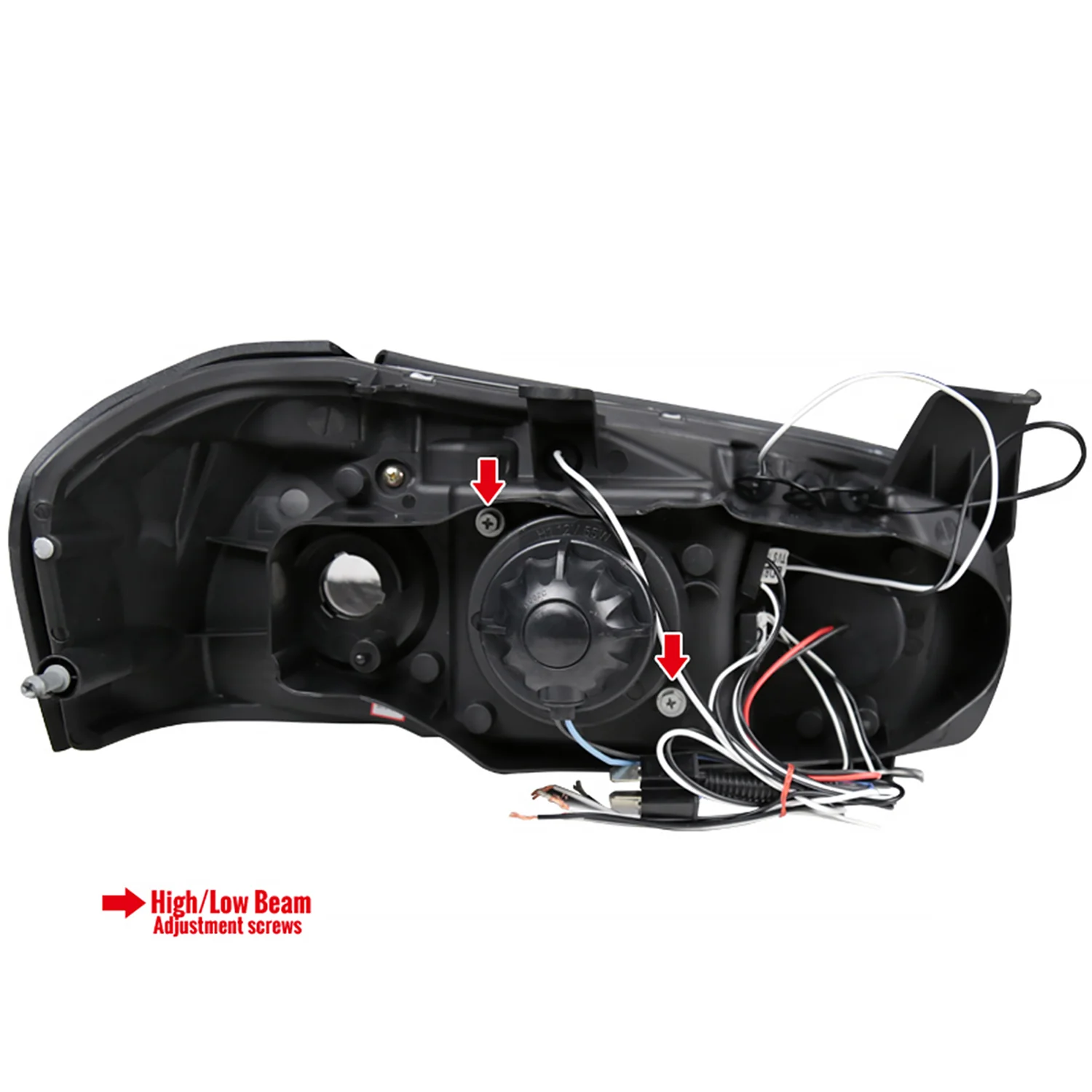 2000-2001 Nissan Maxima Dual Halo Projector Headlights Chrome/Clear Lens - Image 9