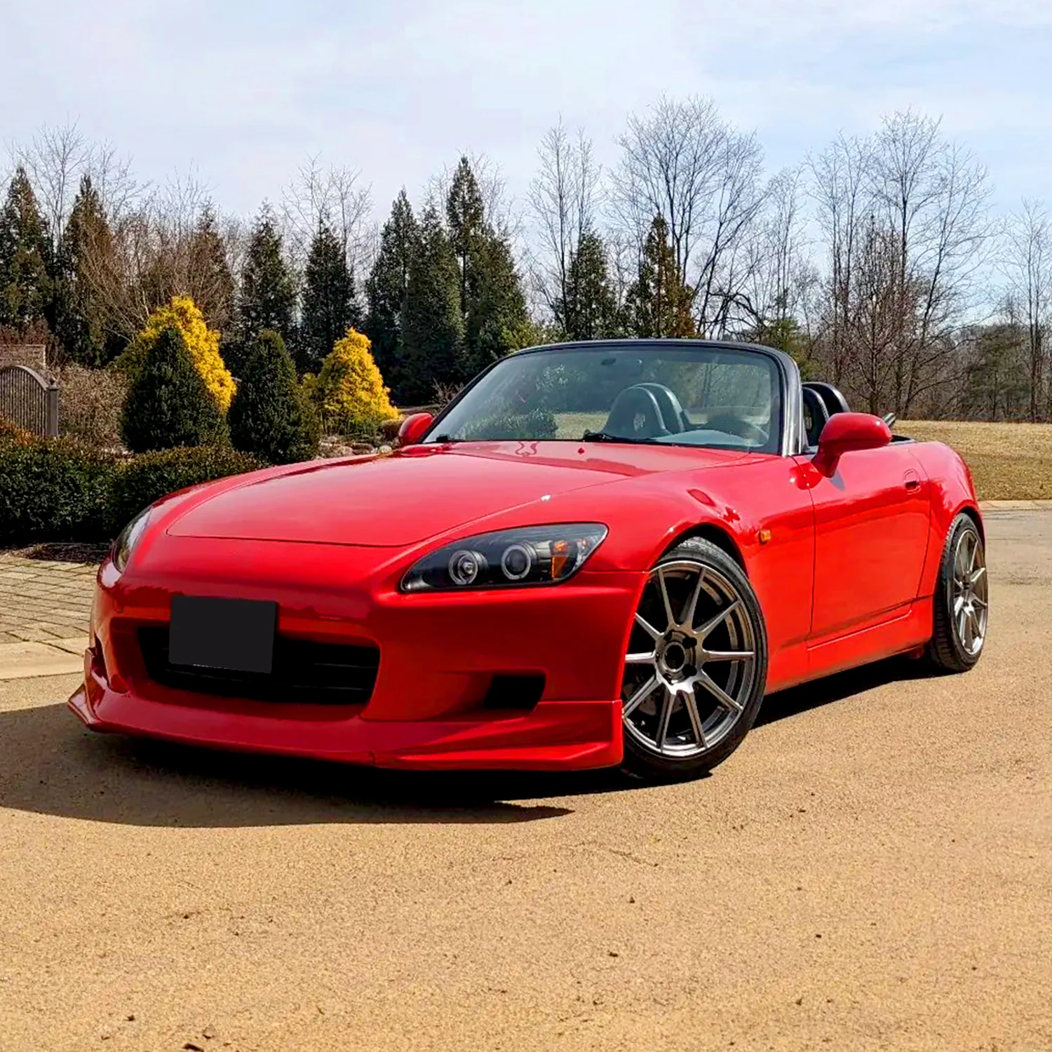 2000-2003 Honda S2000 AP1 Dual Halo Projector Headlights Matte Black/Clear - Image 10