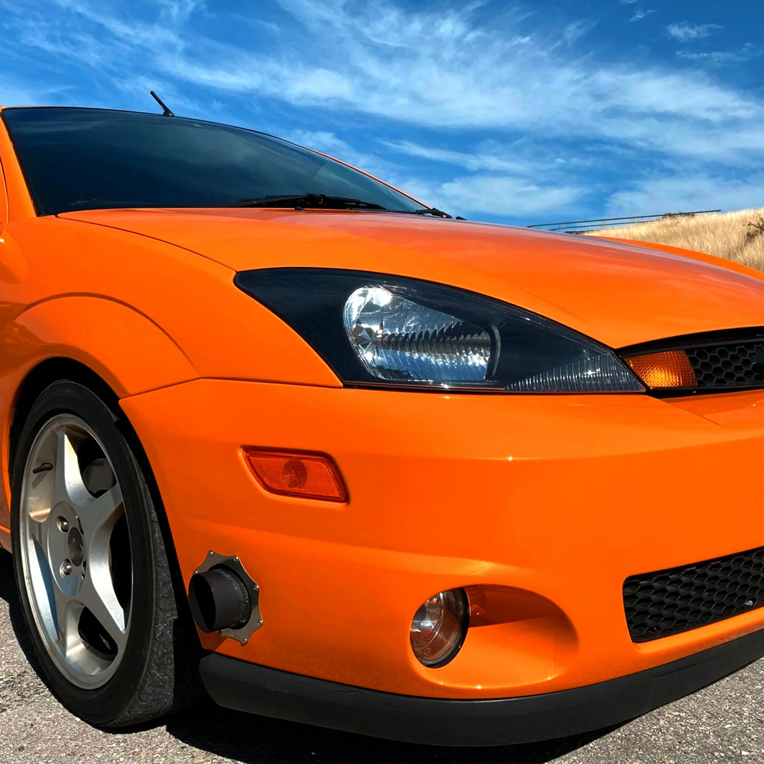 2000-2004 Ford Focus Factory Style Crystal Headlights Matte Black/Clear Lens - Image 10