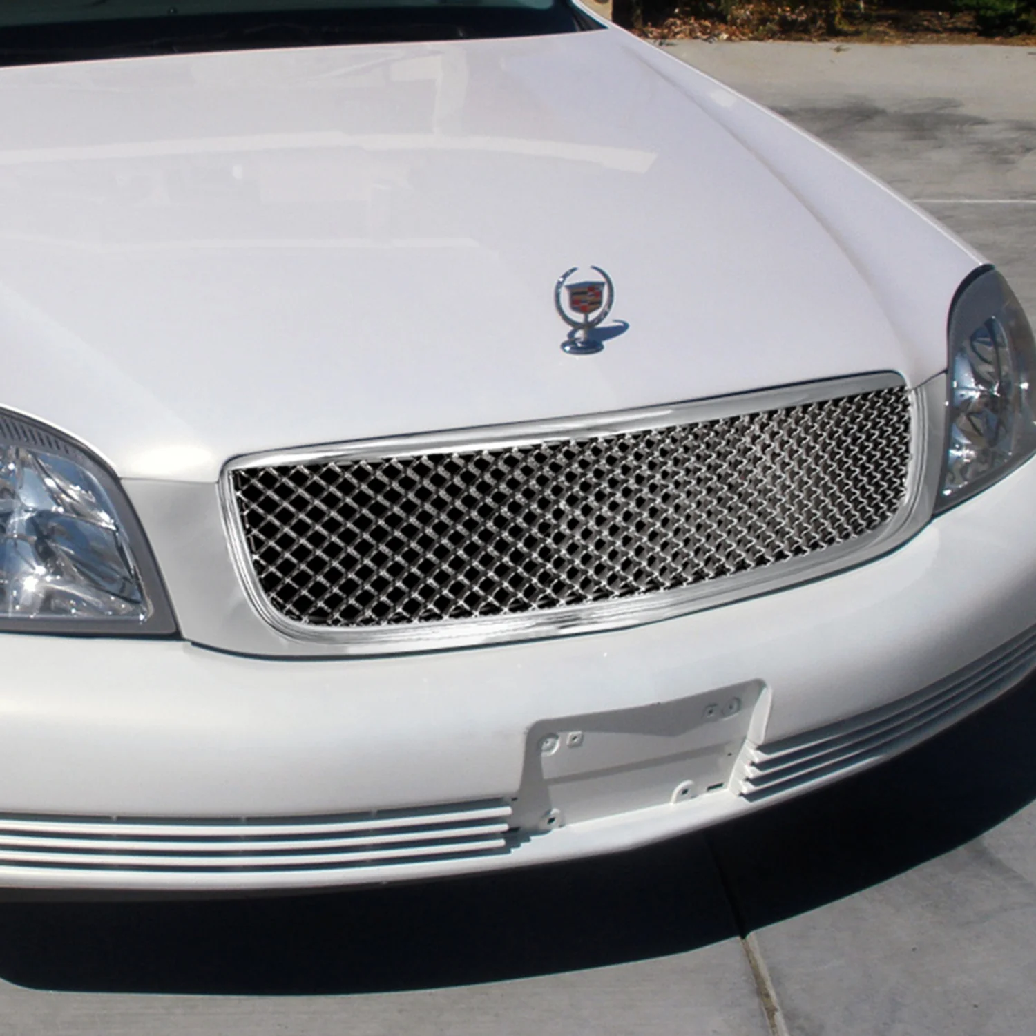 2000-2005 Cadillac Deville Matte Chrome ABS Mesh Grille - Image 8