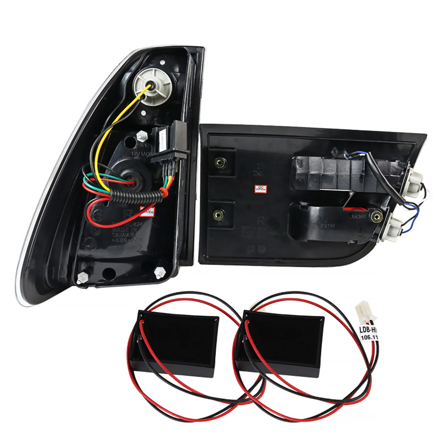 2000-2006 BMW E53 X5 LED Tail Lights Chrome Housing/Smoke Lens - Image 9