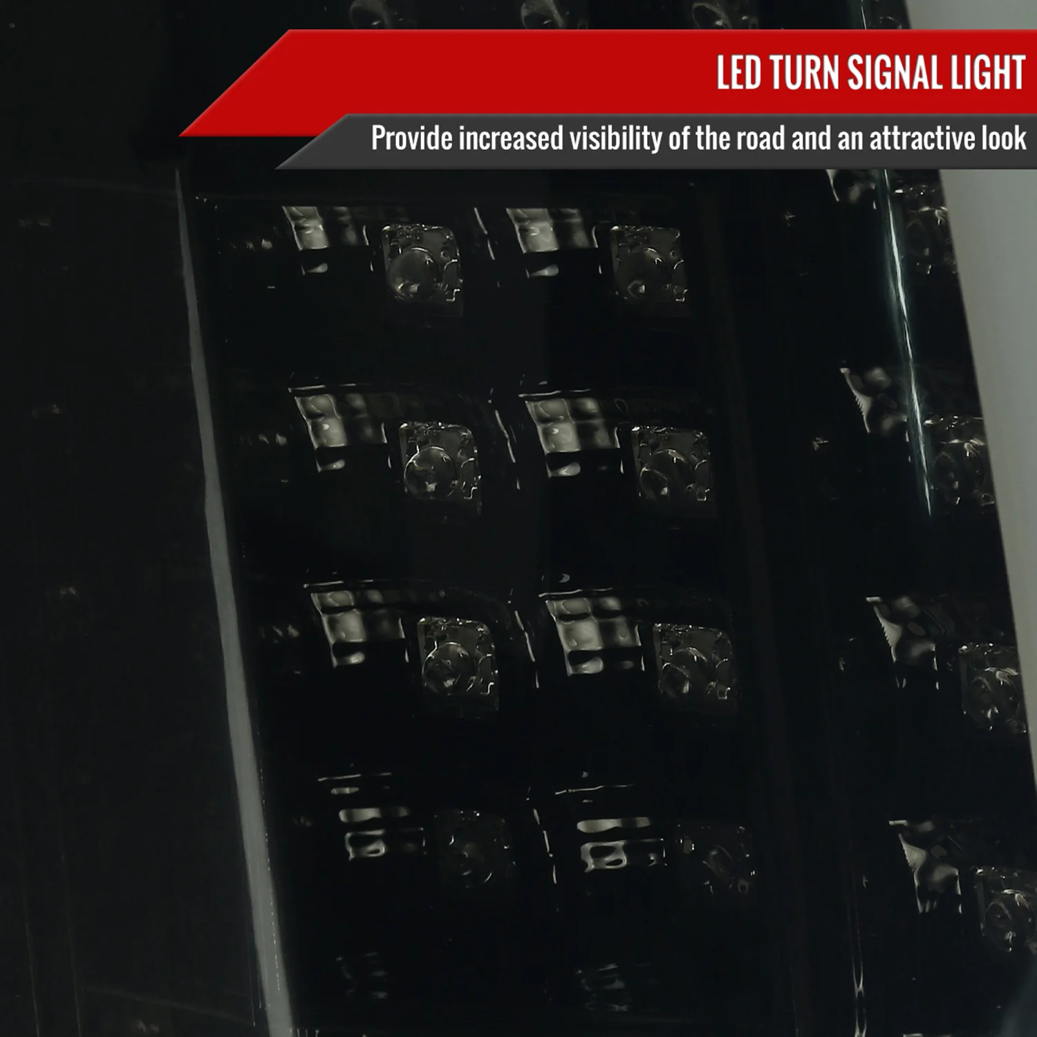 2000-2006 Chevy Suburban/Tahoe/Yukon/XL LED Tail Lights Glossy Black/Smoke - Image 4