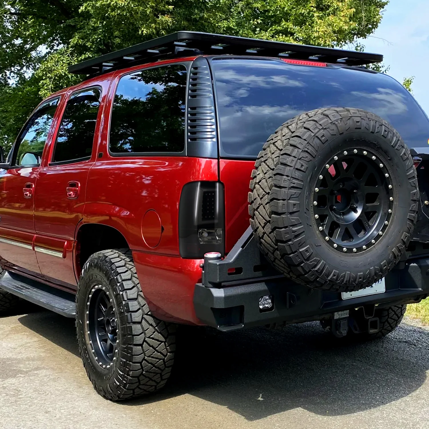 2000-2006 Chevy Suburban/Tahoe/Yukon/XL LED Tail Lights Glossy Black/Smoke - Image 9